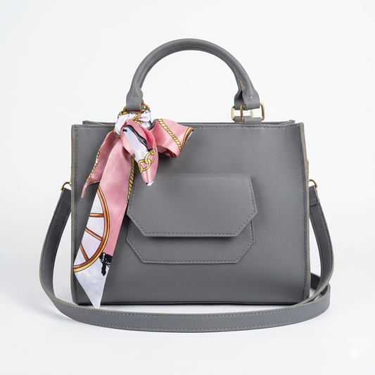 The Scarf-Accent Envelope Satchel