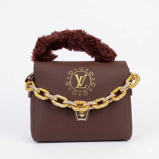 The Heritage Plush Top-Handle Satchel