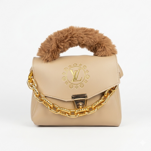 The Heritage Plush Top-Handle Satchel